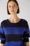 Oui Pullover mit Streifen
