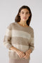Oui Pullover mit Streifen