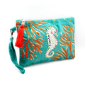 Coral Fish/Seahorse Clutch Bag-house ot disaster