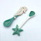 Coral Seahorse and Starfish Spoon Set-house of disaster
