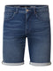 JACKSON JOGG - DENIM SHORT SLIM FIT-Petrol