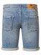 JACKSON JOGG - DENIM SHORT SLIM FIT-Petrol