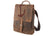 Leder-Backpack als Rücksack oder Schultertasche tragbar.